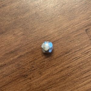 Genuine Pandora white enamel heart charm